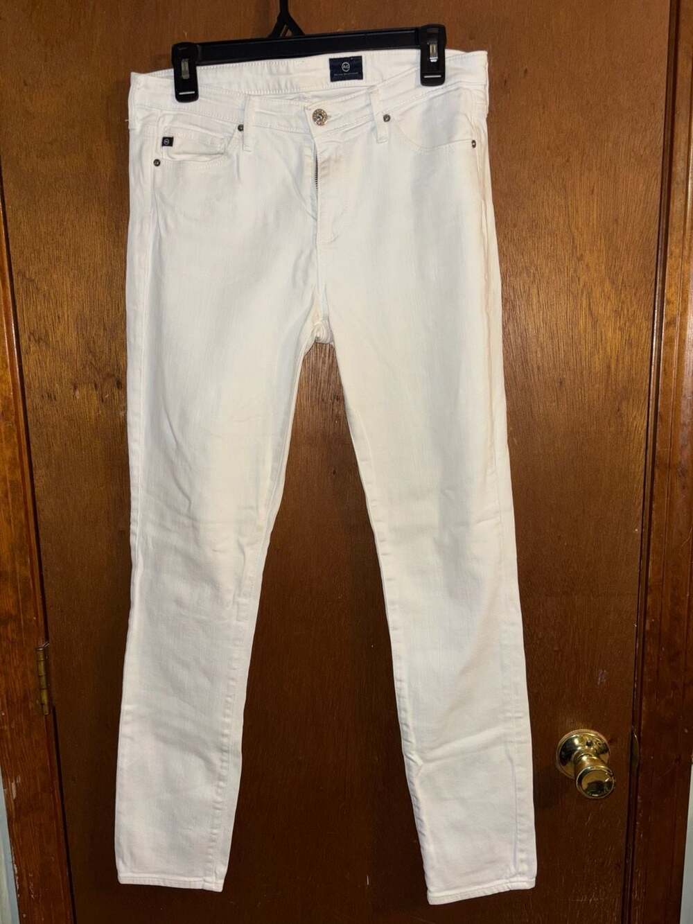 AG Adriano Goldschmied White Skinny Jeans Size 28R